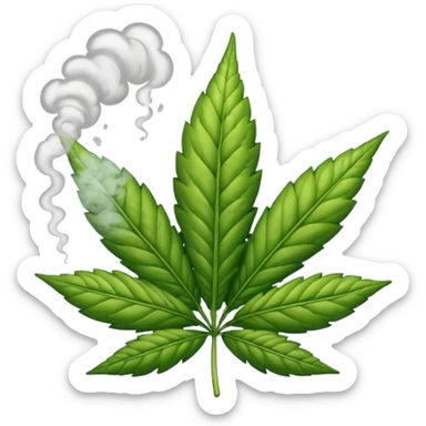 weed smoke sticker