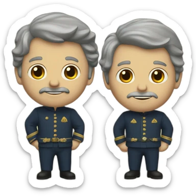 Les deux frères pnl sticker