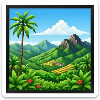 Because we love nature venezuela sticker