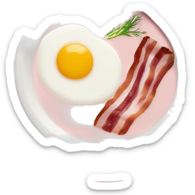 White bowl of Pink soup no face, put a hard boiled egg on top of the soup as decoration that’s cut in half, some dill,  and put some boiled potatoes topped with bacon peices and soured cream on the side on a seperate plate  sticker