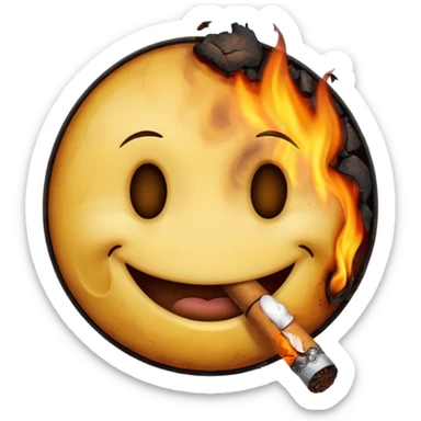 Smiley électrocution sticker
