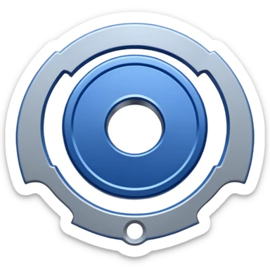 The logo of Cad Onshape  sticker
