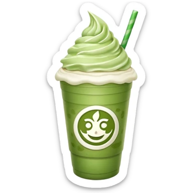 matcha frappe  sticker