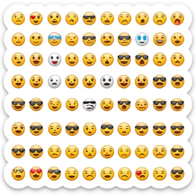 Emojis únicos que no estén en el teclado que se presenten las funciones del lenguaje  sticker