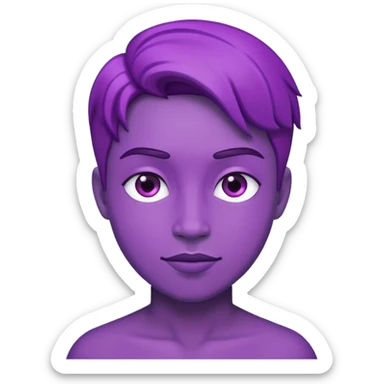 Personnage violet du je REPO  sticker
