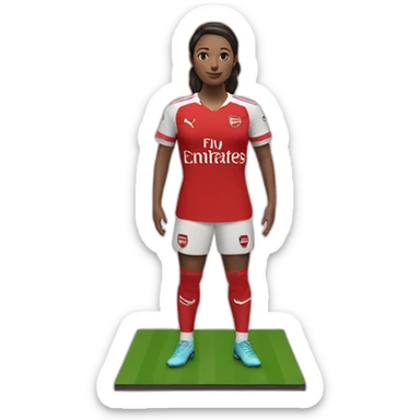 Arsenal women’s home kit 23/24 sticker