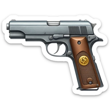 Belt fed pistol sticker