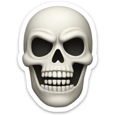 Misfits skull sticker