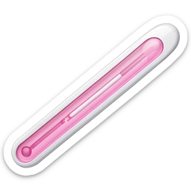 Positive pregnancy test sticker