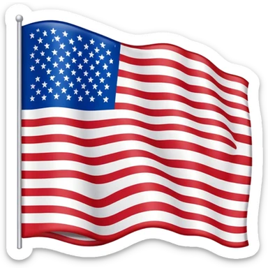 American Flag with the words "I-130" approved sticker