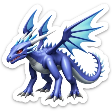  Cool Cute Edgy Shiny Godly Ethereal Digimon-Genesect-Dialga-Reptile full body sticker