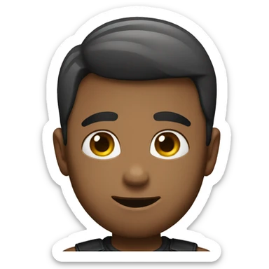 a gay that say no with his hands* sticker