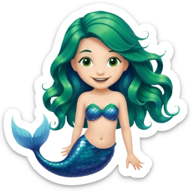 Mermaid emoji sticker