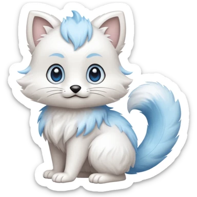 Chospin-Mnccino-Firret-Ice-Fakémon-creature  sticker