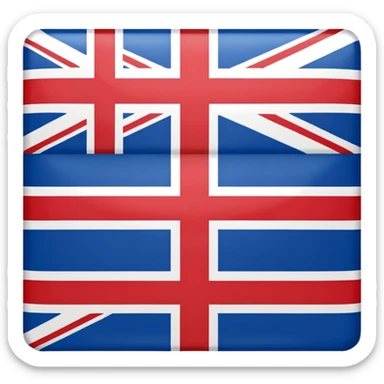 British 13 Colonies Flag sticker