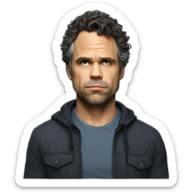 Mark Ruffalo serious sticker