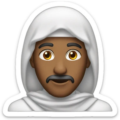 an arabian person sticker