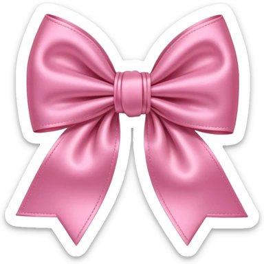 Bow pink sticker