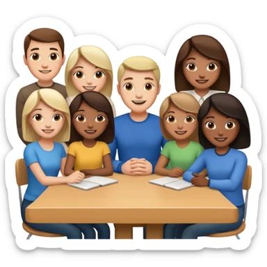 daily meeting sticker