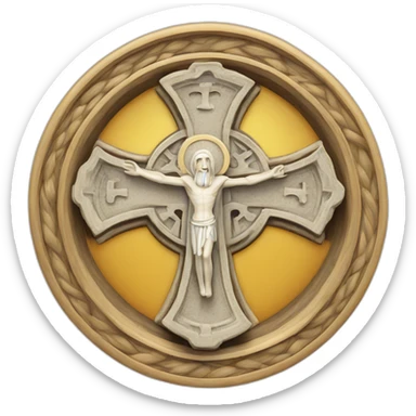 st benedict cross sticker