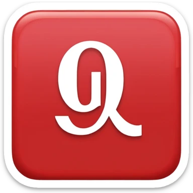 a red square with the words ur pist in the middle of the square sticker