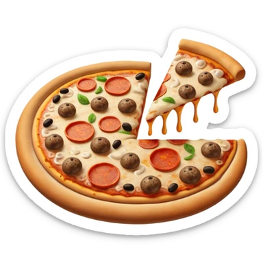 make a poop pizza sticker