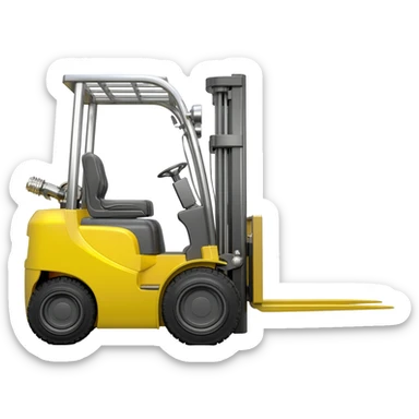 Just a simple electric forklift sticker