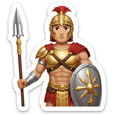 Achilles was the Greeks' finest warrior during the Trojan War. His mother, the nymph Thetis, dipped him in the River Styx to make him invulnerable in battle—except for his heel, where she gripped the baby. During the Trojan War, Achilles achieved fame by slaying Hector outside the city gates. But he didn't have much time to savor his conquest. Achilles died later in battle when an arrow shot by the Trojan prince Paris, guided by the gods, struck the one vulnerable spot on his body: his heel. sticker