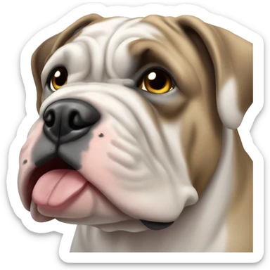 merle olde english bulldog sticker