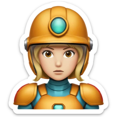 Samus head sticker