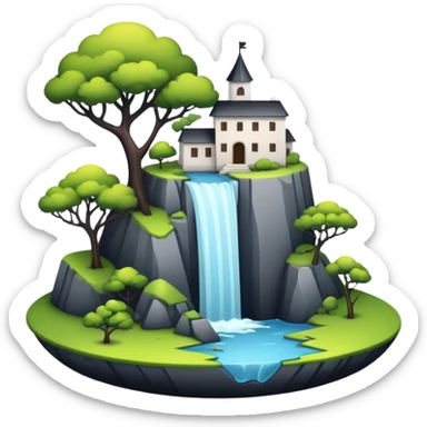 edgy aesthetic full scenic SCENERY sticker
