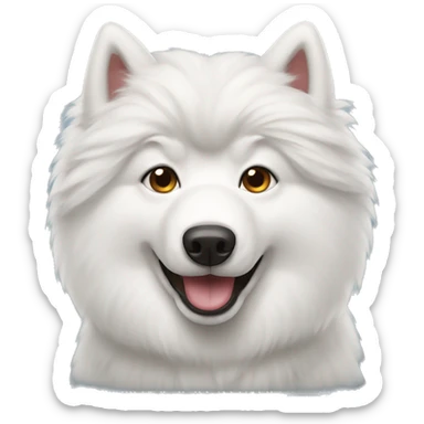 Samoyed dog sticker