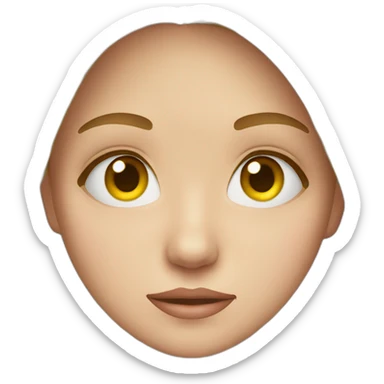 girl with eye injury sticker