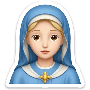 Virgin Mary sticker