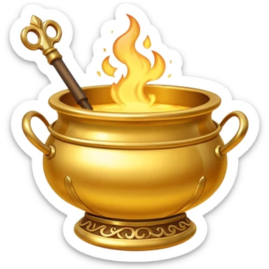 golden Cauldron sticker