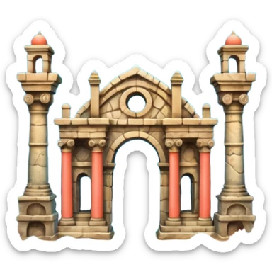 The Lost Island of Atlantis sticker