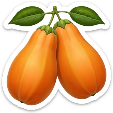 Papaya emoji papaya emoji sticker