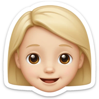 Toddler kids face sticker