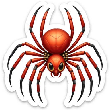Combine a spider with a rooster (cock) sticker