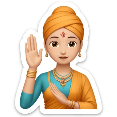 hand - namaste emoji sticker