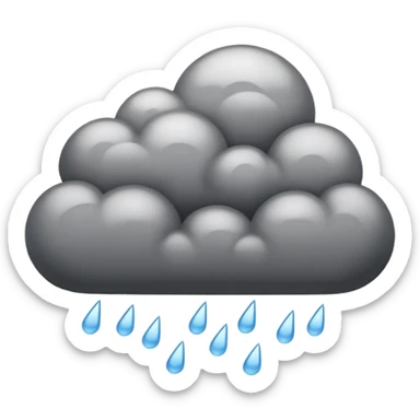 rainy Cloud sticker