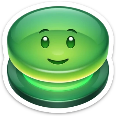 Give me a button that shows itself to be on sticker