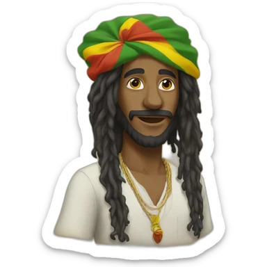 rastafari sticker