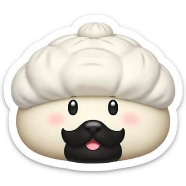 chinese steamed bun sticker