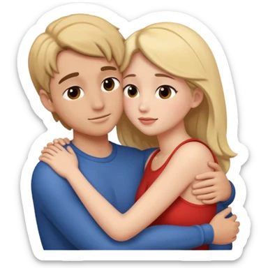 intimate moment between lovers sticker