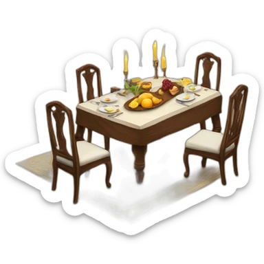 Shabbos table sticker