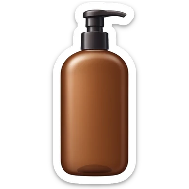 bink and brown shampoo bottle sticker