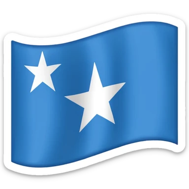 The flag of Awdal state in somalia sticker