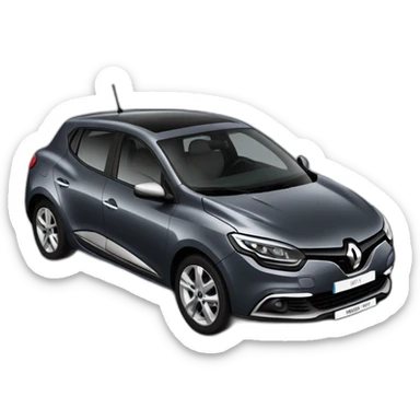 Anthracite Renault Mégane III sticker