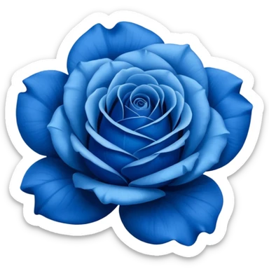 Rosa azul sticker